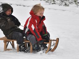 Sneeuwpret. (Foto: Ans van Ballegooy)