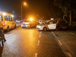 De aanrijding vond plaats in de Jan Vermeerlaan in Roosendaal (foto: Christian Traets/SQ Vision).