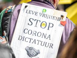 Beeld van een eerdere Walk of Freedom (foto:  ANP 2021/Remco Koers).
