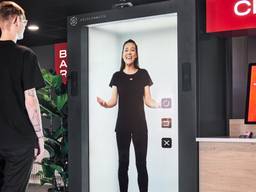 Een voorbeeld van hoe het hologram straks werkt (afbeelding: Holoconnects).