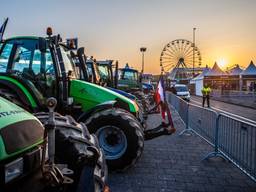 Boerenprotest in Zandvoort (foto: ANP)