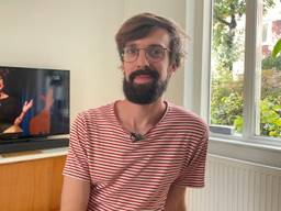 Animator Jasper Kuipers zag op tv dat Knor een Gouden Kalf won (foto: Imke van de Laar)