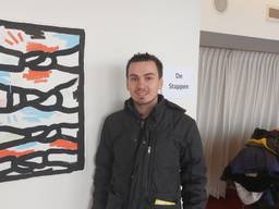 Tilburg is trots op Bryan en eerde hem met een schilderij; maatjesmatcher (foto: Bryan Vreijsen)
