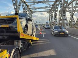 Het ongeluk op de A27 (foto: Rijkswaterstaat/X).