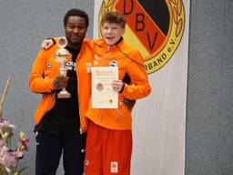 Trainer Harm Blijd en Liz Thijssen.