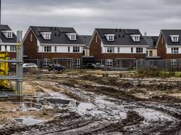 Een woonwijk in aanbouw in Someren (foto: ANP).