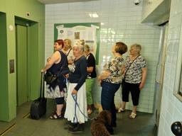 Kwartiertje wachten op de lift is geen uitzondering (foto: Noël van Hooft)