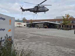 Defensie oefent op school