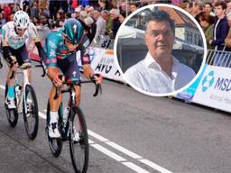 Daags na de Tour is druk bezig om de grootste wielertoppers binnen te slepen (foto: Omroep Brabant).