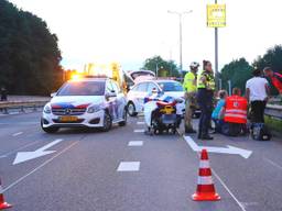 Vier mensen gewond bij botsing A2 Den Bosch
