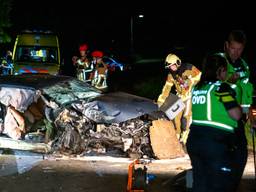 Zwaargewonde na botsing auto op Polderweg in Heusden