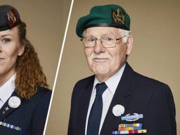 Stephanie Verhoef en Jaap Constandse (foto's: Nederlandse Veteranendag).