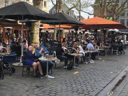 Eerder dit jaar gingen in Breda uit protest de terrassen open. (foto: Raymond Merkx).