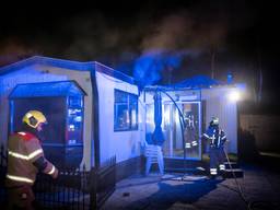 Brand in chalet op camping Schaijk