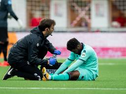 Ché Nunnely raakte geblesseerd tegen FC Emmen, maar is weer fit (foto: ANP).