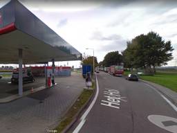 Het tankstation langs de A17 bij Oud Gastel (foto: Google Streetview).