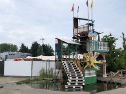 De huidige staat van stadsstrand Beachy: leeg en verlaten. (foto: Tom van den Oetelaar