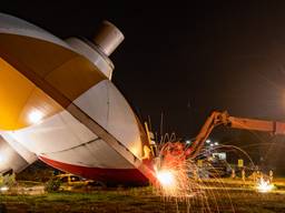 De werkzaamheden aan de 'bromtol' (foto: Jim Janssens/Oosterbouwt).