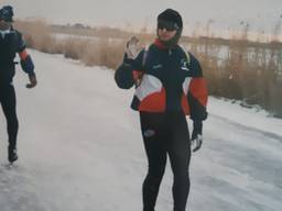 Arnold Stam werd 5e in de laatste Elfstedentocht in 1997