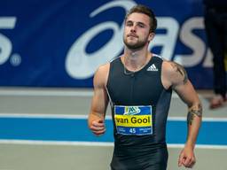 Joris van Gool op het Nederlands kampioenschap Indoor Atletiek eind februari (foto: ANP).