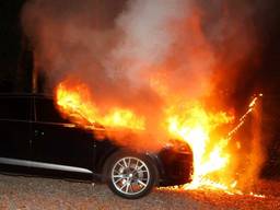 Auto in brand gestoken in Helvoirt: meerdere aanmaakblokjes gevonden