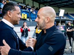 Henk Fraser en Peter Bosz (foto: Marcel van Dorst).