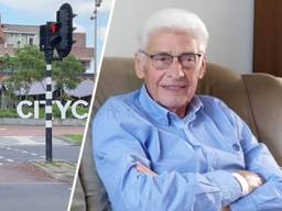 Links de plek waar Sjaak werd aangevallen, rechts Sjaak Mastbooms (privéfoto).