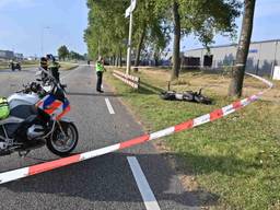 Motorrijder overleden bij ongeluk in Moerdijk 