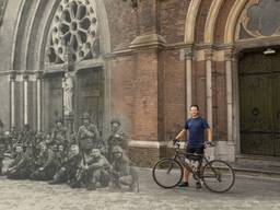 Perry Vermeulen fietste 1000 kilometer langs oorlogsplekken. (Foto: Perry Vermeulen)