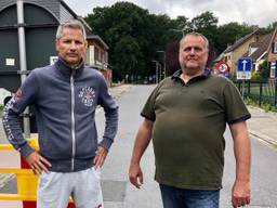 Patrick de Bruyn en Servé Bosmans willen dat de Belgen hun omleiding weghalen (Foto: Erik Peeters)