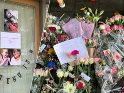 Tranen en knuffels bij herdenkingsplek voor Hebe en Sanne.