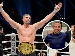 Rico Verhoeven blijft wereldkampioen (foto: GLORY, Alexis Goudeau) / Inzetje: Tayfun Özcan.