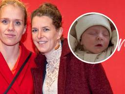 Ireen Wust, Letitia de Jong en hun kindje Pip (foto: ANP, privéfoto).