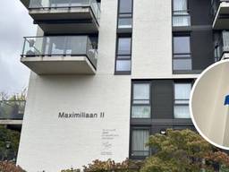 De flat waar de mogelijk overval plaatsvond (foto: Floortje Steigenga).