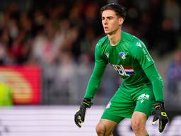 Jort Borgmans, de keeper van FC Eindhoven, die zesmaal moest vissen (foto: OrangePictures).