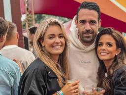 Michelle Bollen (rechts) samen met ex-partners Koen en Jacqueline (Foto: Instagram Michelle Bollen).