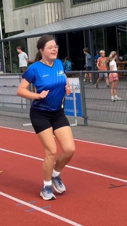Freeke rent tien kilometer