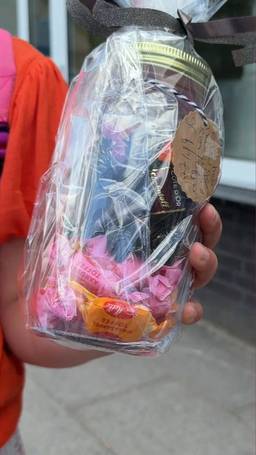 Cadeautje voor de juf