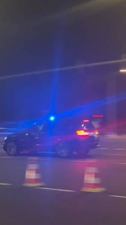 Scheuren over de weg