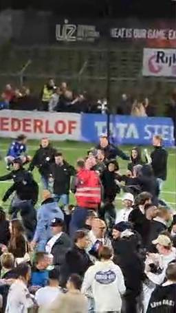 Chaos op het veld