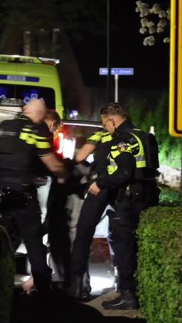 Politie beschoten