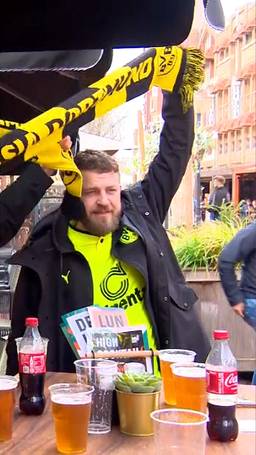 Dortmund fans in Eindhoven