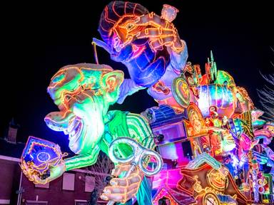 Lichtjesoptocht van Zwammegat (foto: Marcel van Dorst).