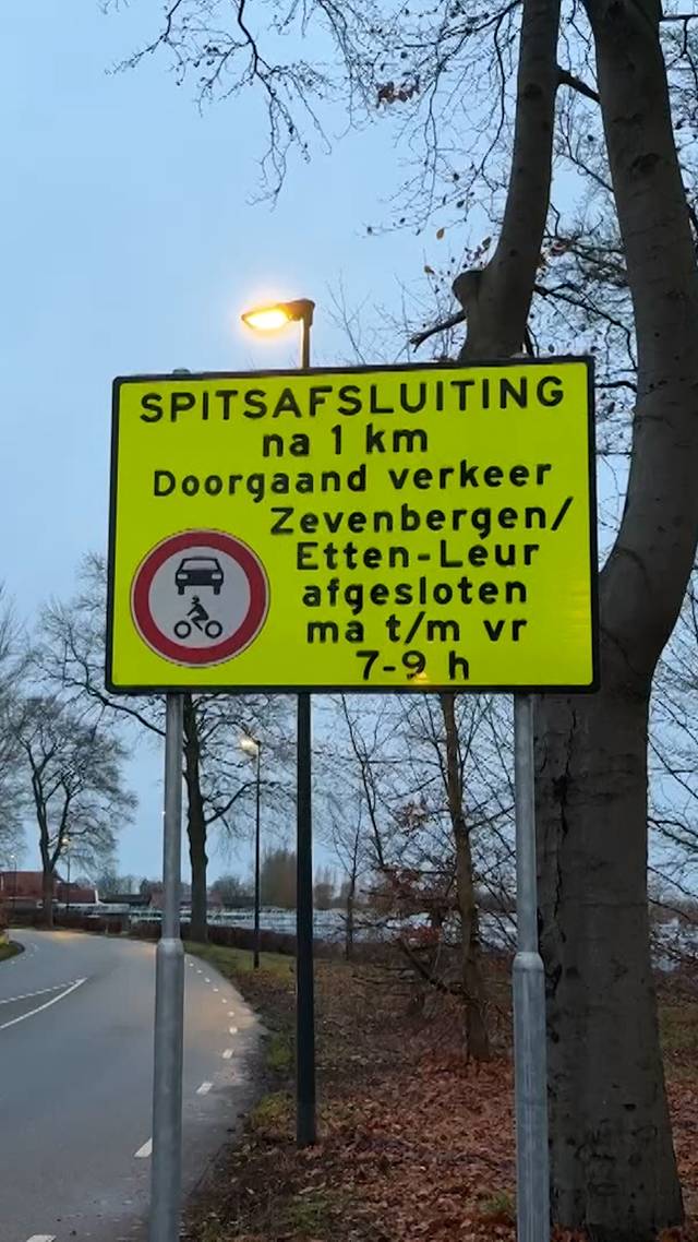 Spitssluiting gaat door