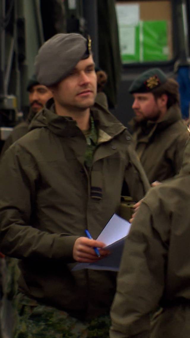 Militairen vertrekken naar Polen