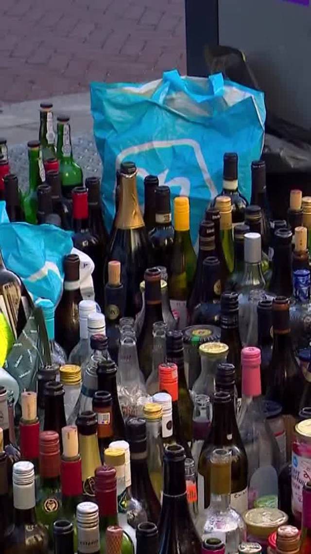 Lege flessen invasie