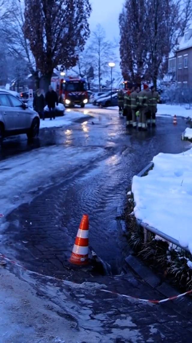 Gesprongen waterleiding