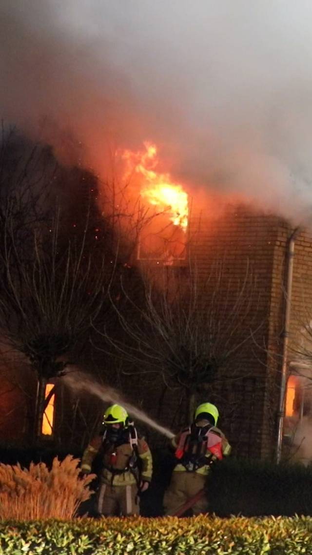Huis weg na brand
