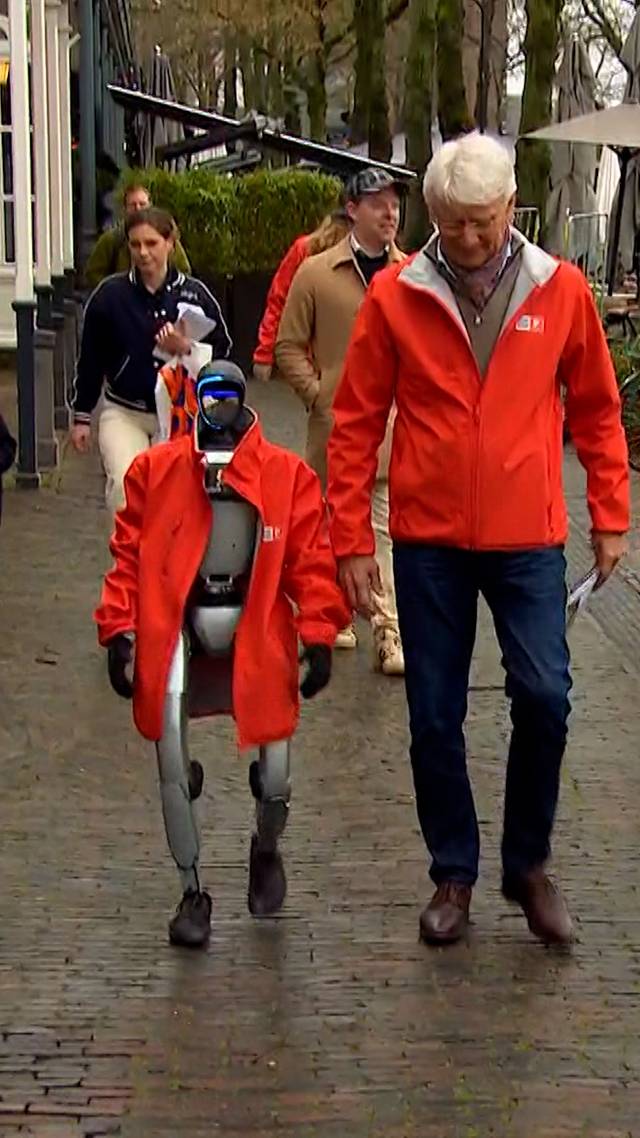 Flyeren met robots