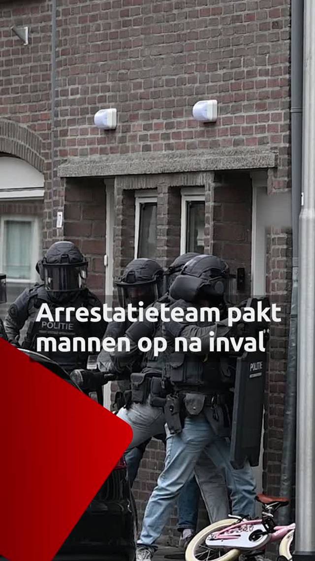 Opgepakt na inval